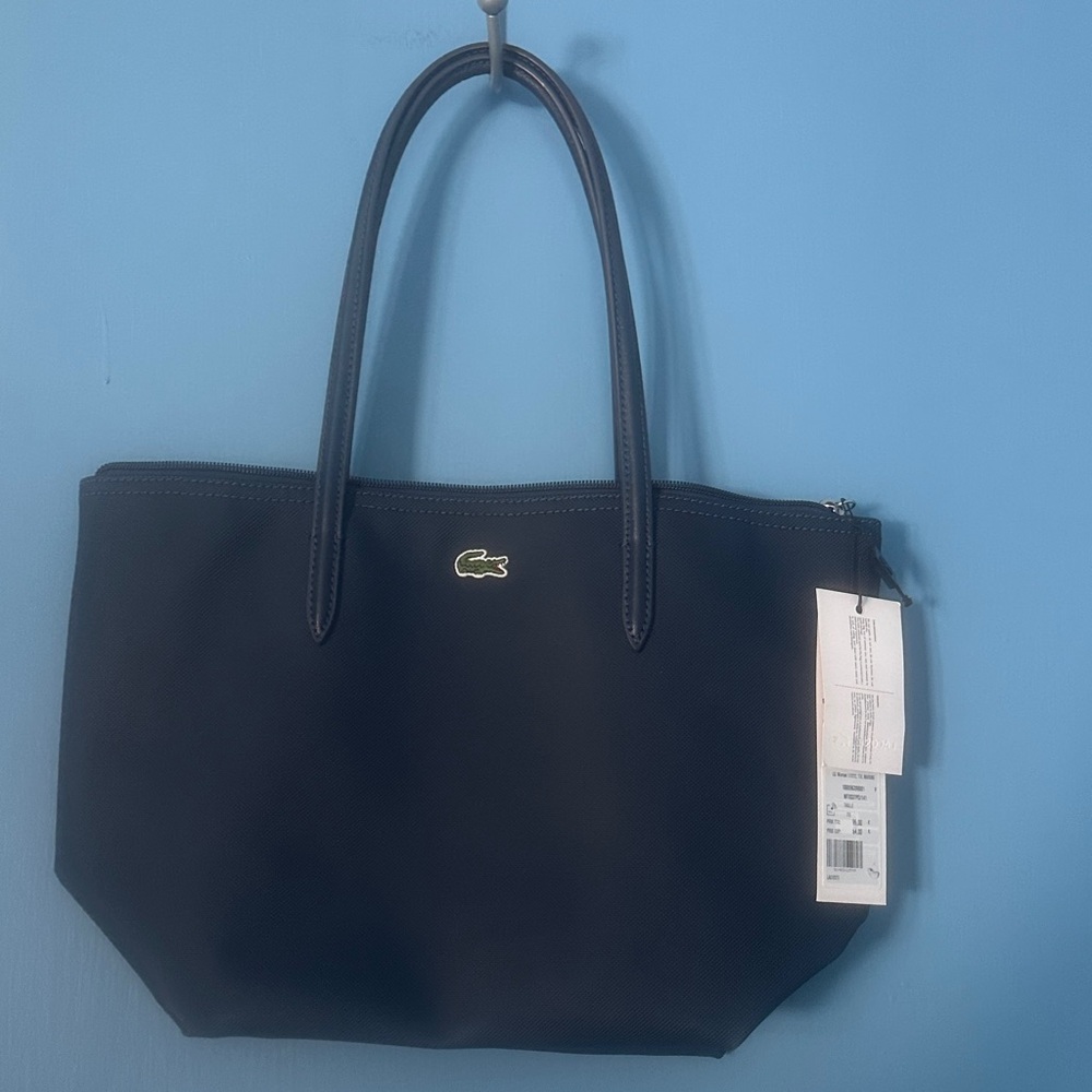 Lacoste Dark Blue Tote Bag